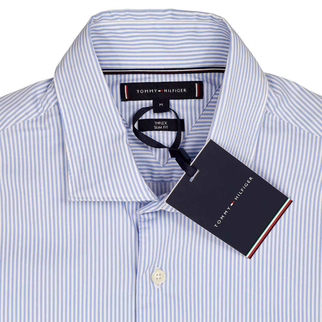 Tommy Hilfiger Cloudy Blue Striped Shirt