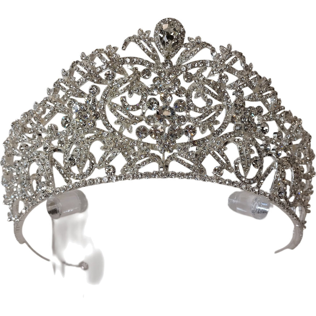 Silver Rhinestone Bridal Tiara