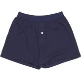 Hamilton + Hare Navy Boxer Shorts