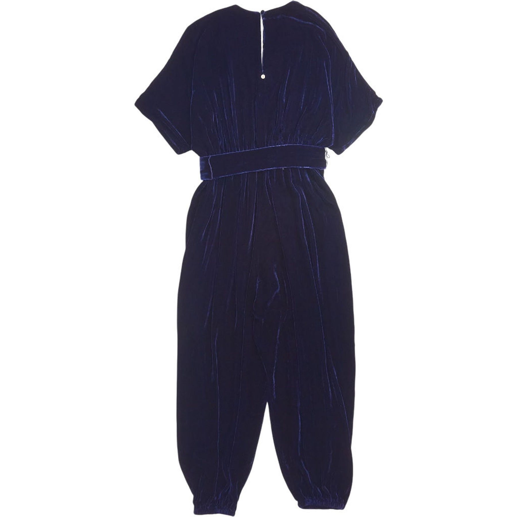 NRBY Navy Velvet Jumpsuit