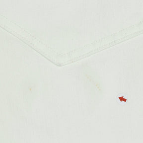 Lands' End White Denim Jeans