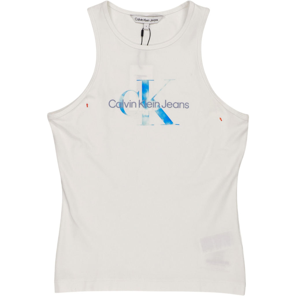 Calvin Klein White Aqua Tank Top