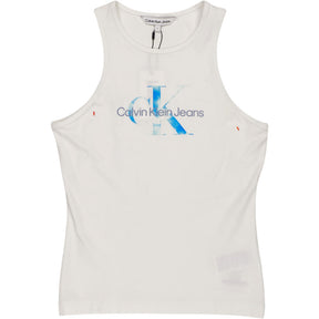 Calvin Klein White Aqua Tank Top