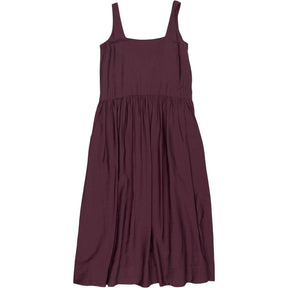 Hush Fudge Brown Square Neck Midi Dress