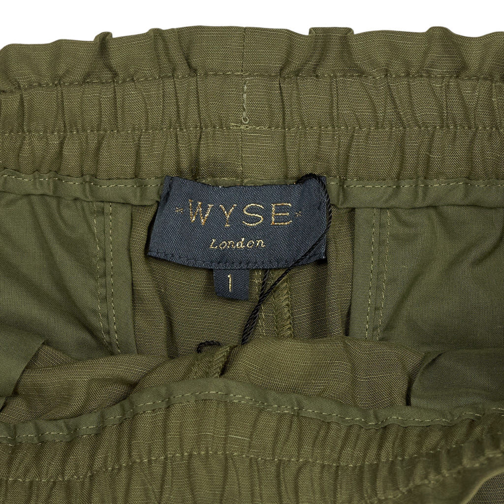Wyse Khaki Green Aniyah Culotte Trousers