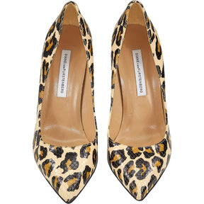 Diane von Furstenberg Leopard Print Heels