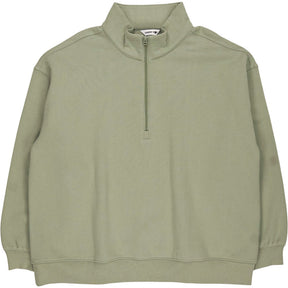 Lands' End Green 1/4 Zip Sweatshirt
