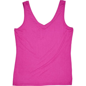 Hush Vibrant Pink Sally V Neck Jersey Vest