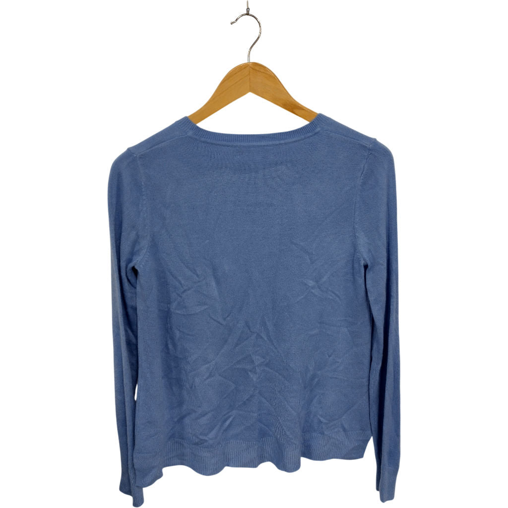M&S Blue Acrylic Jumper