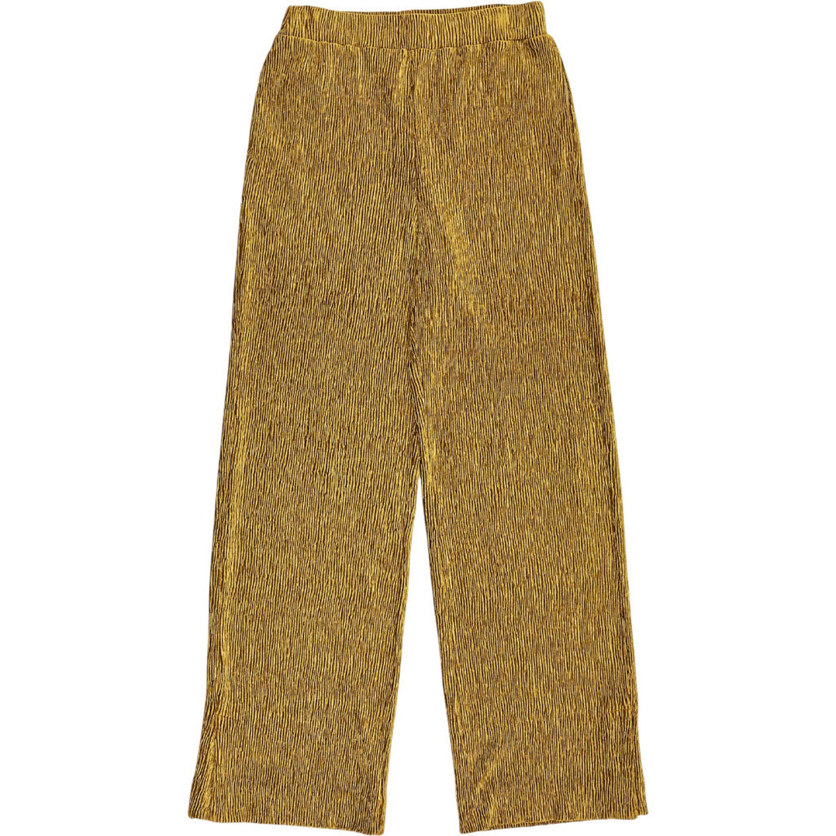 Wyse Gold Crinkle Trousers