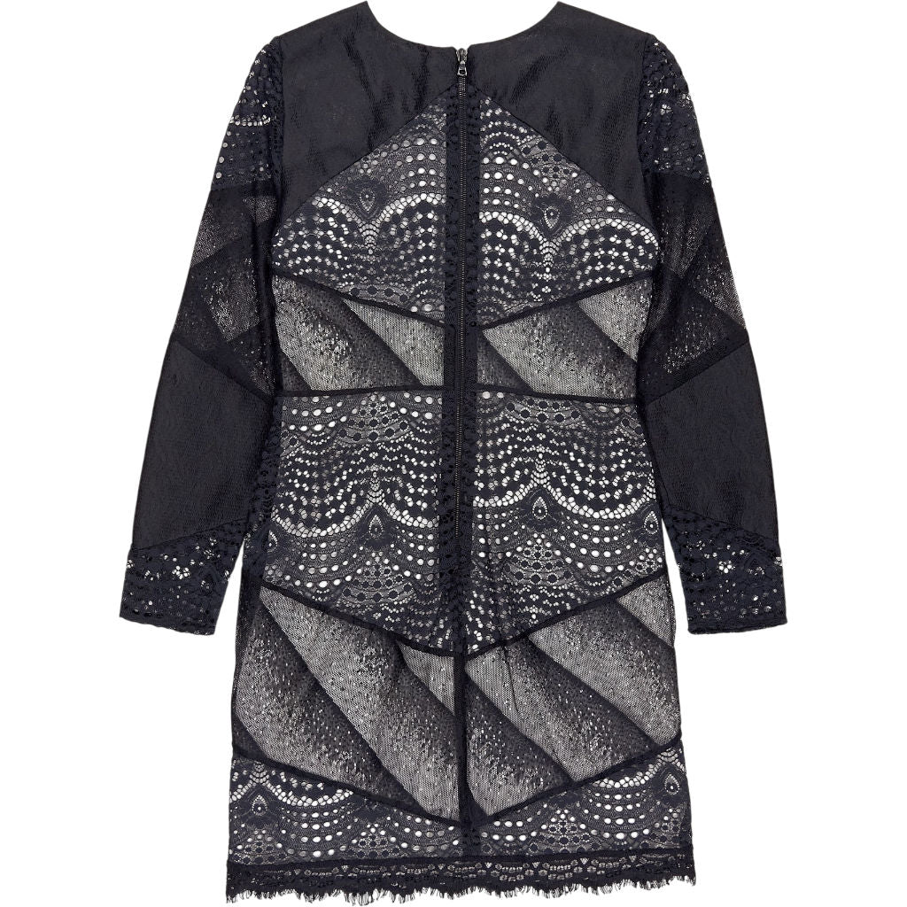 Sandro Black Lace Sheath Dress