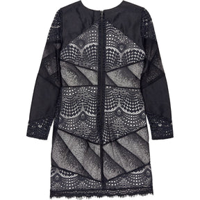 Sandro Black Lace Sheath Dress