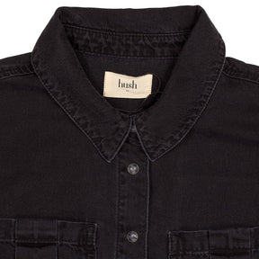 Hush Black Washed Jumpsuit