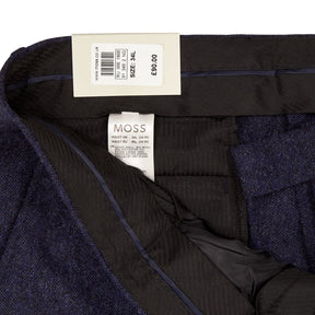 Moss Blue Donegal Trousers