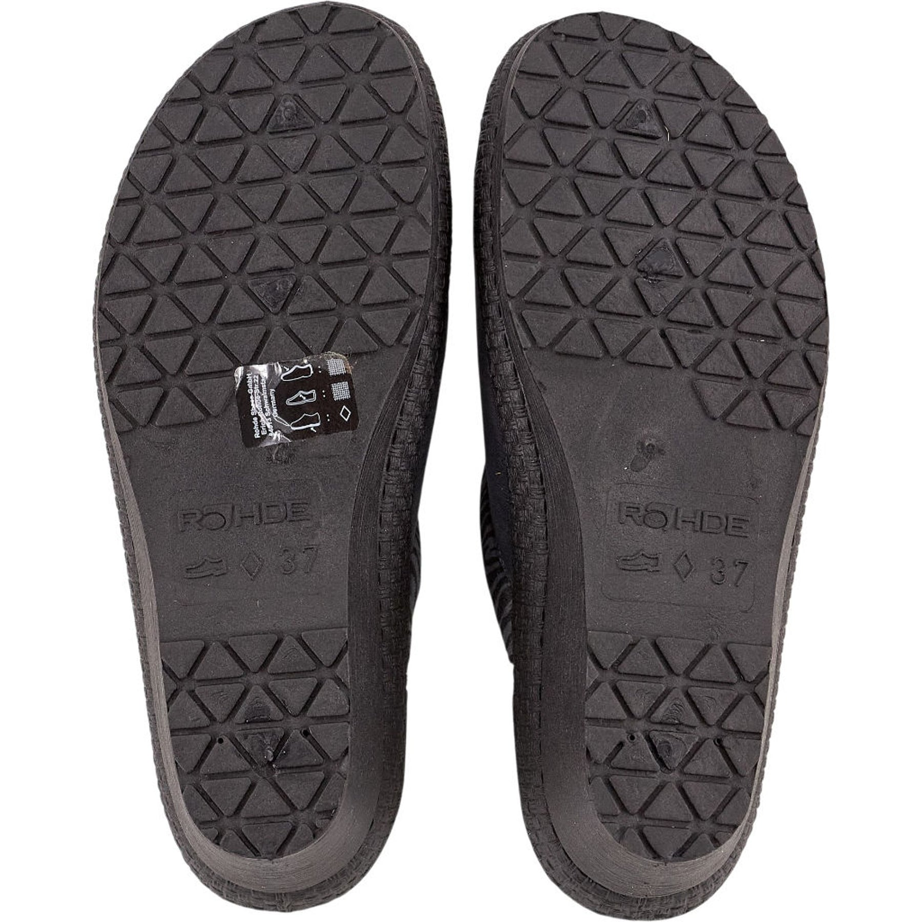 Rohde Grey Zebra Print Slippers