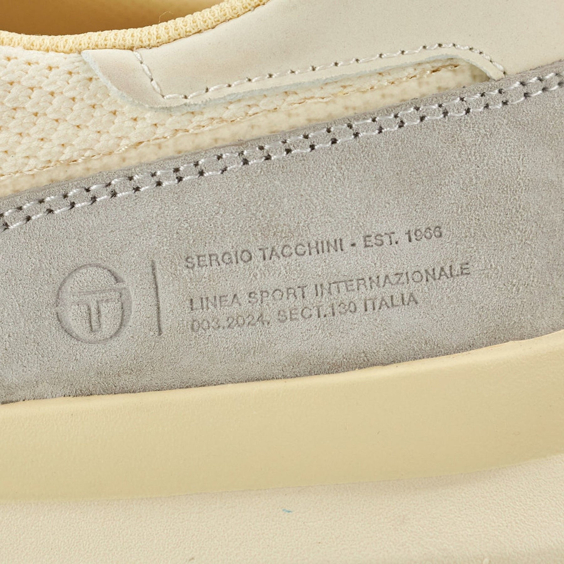 Sergio Tacchini Ivory 70's Racer Trainers