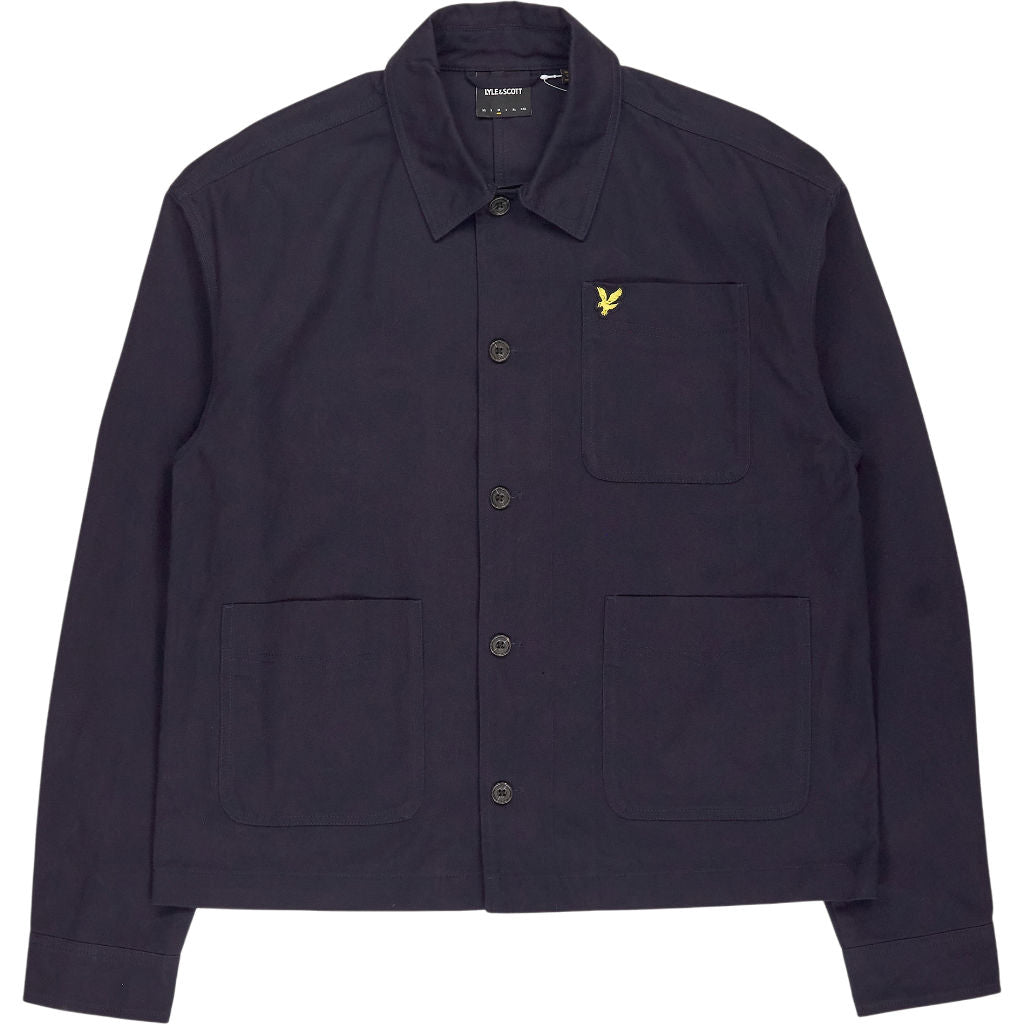 Lyle & Scott Navy Cotton 3 Pocket Jacket