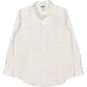 Lands' End White No Iron Oxford Shirt