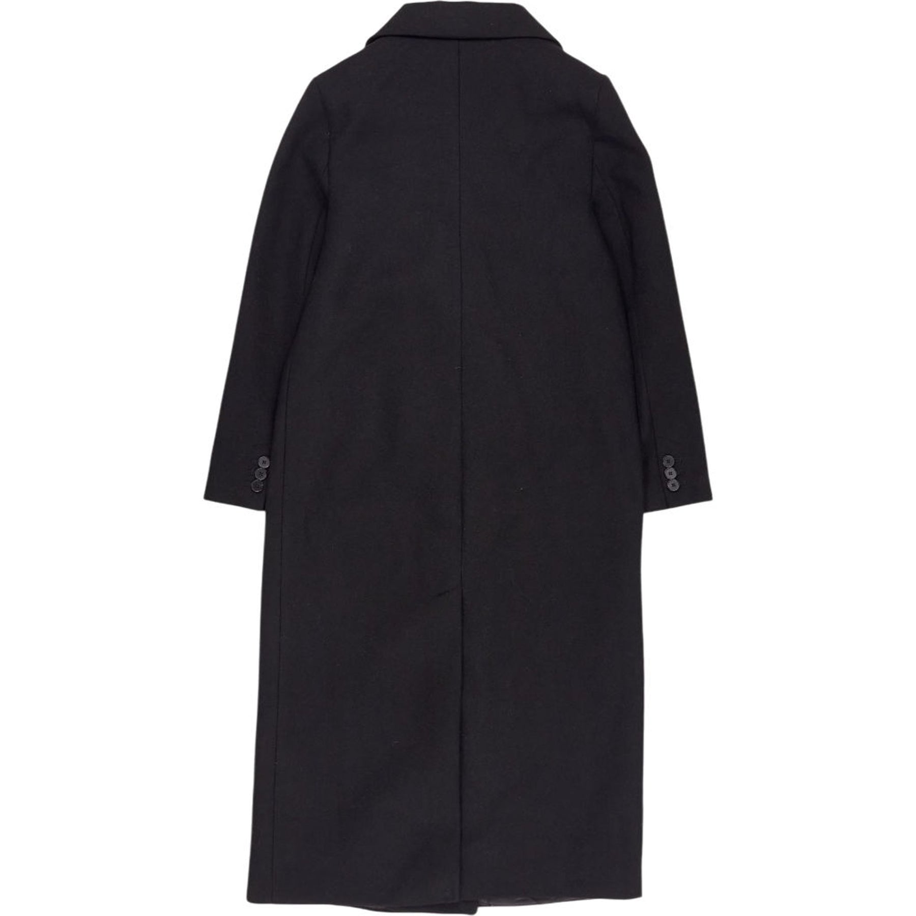 River Island Black Faux Fur Collar Coat