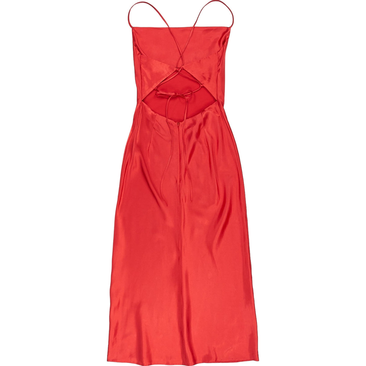 Omnes Red Strappy Dress