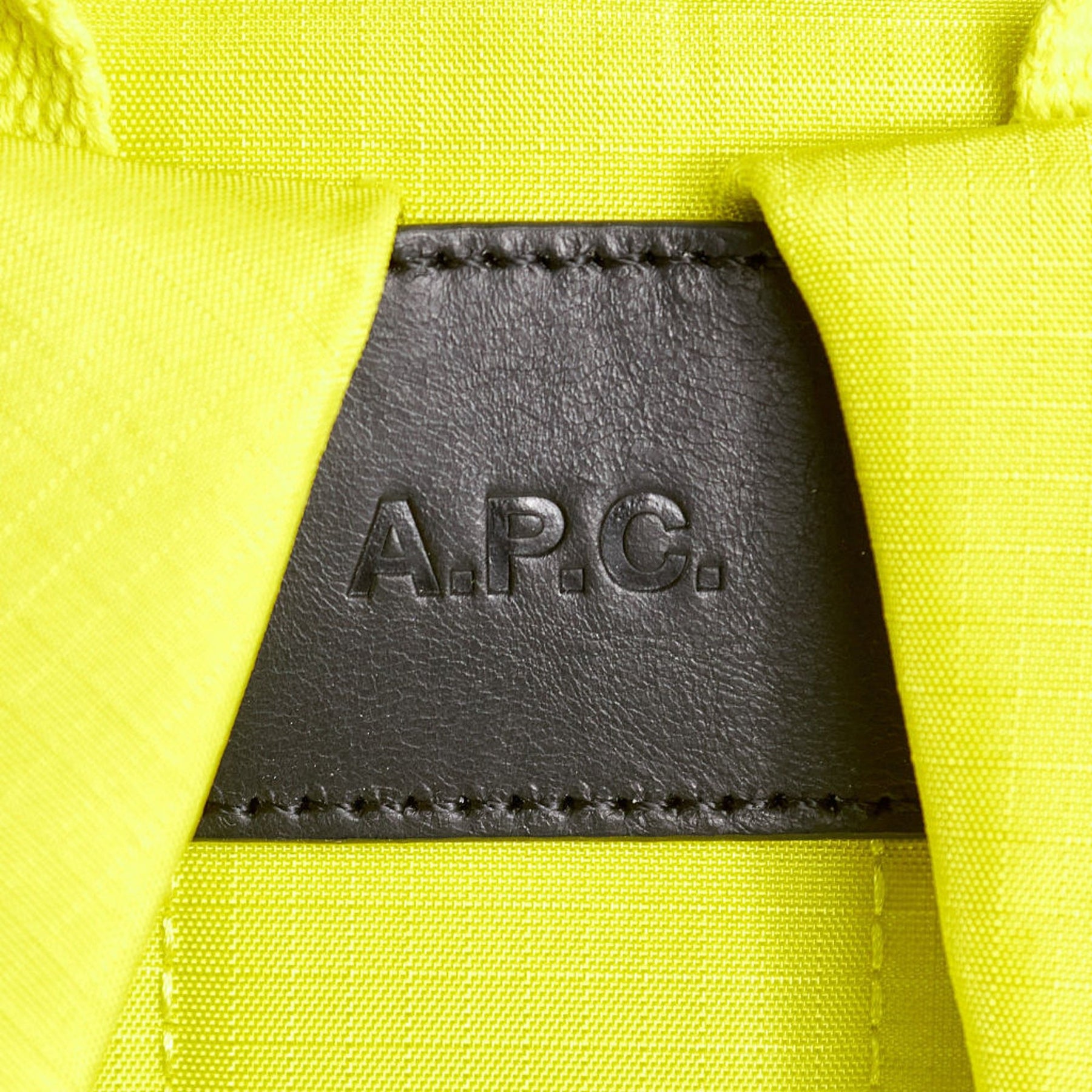 A.P.C. Yellow Marc Backpack