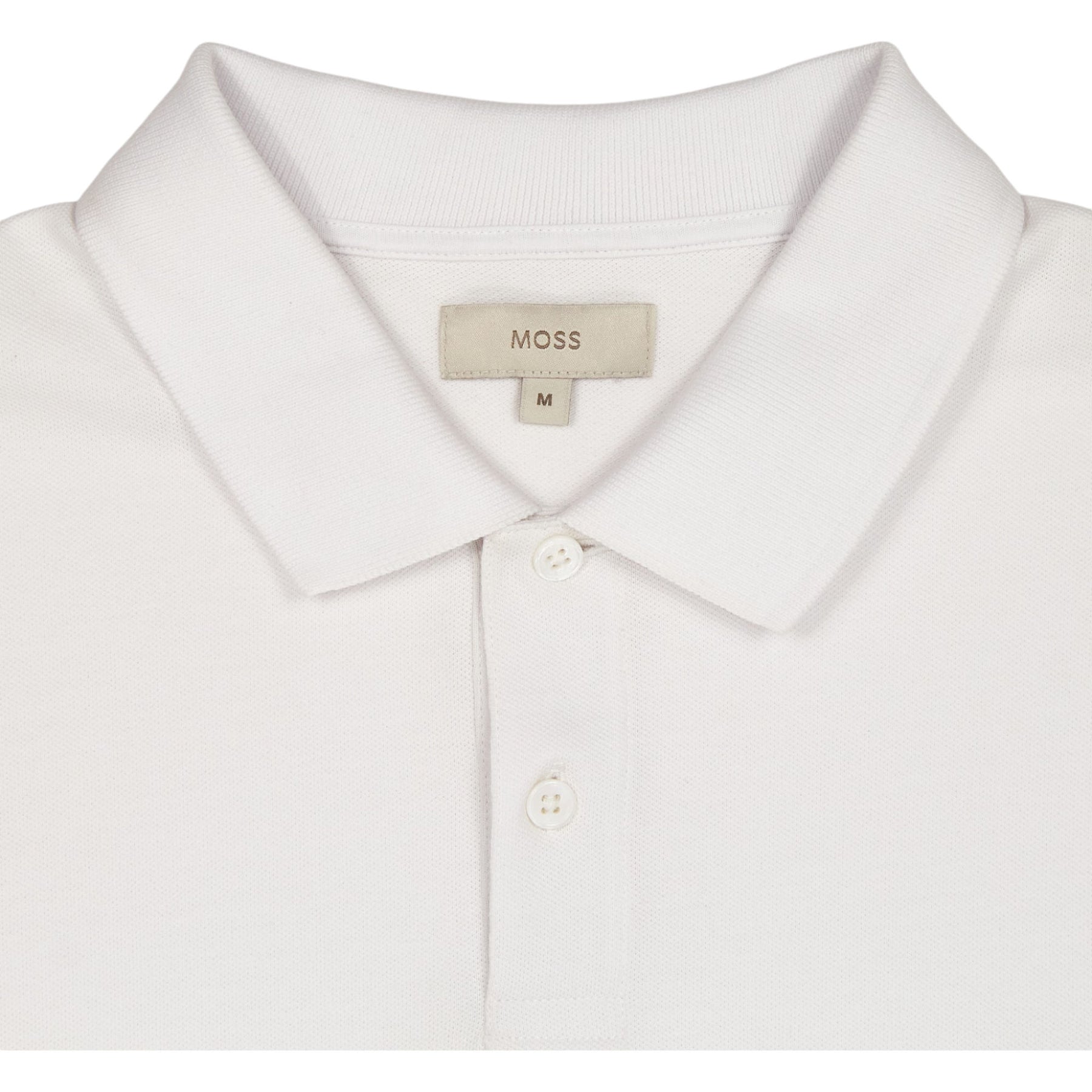 Moss White Polo Shirt