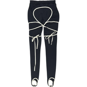 SRVC Black Stirrup Leggings