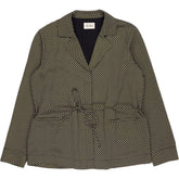 Hush Green Mini Geo Revere Collar Shirt
