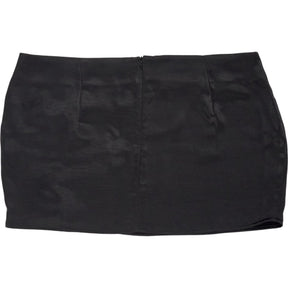Motel Black Gamay Satin Skirt