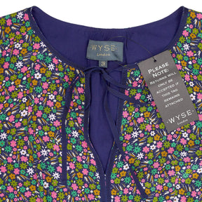 WYSE Floral Silk Midi Dress