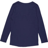 NRBY Blue V-Neck Long Sleeve Top