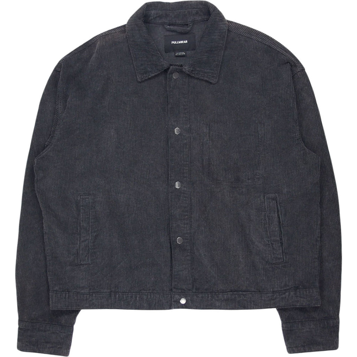 Pull & Bear Grey Corduroy Jacket