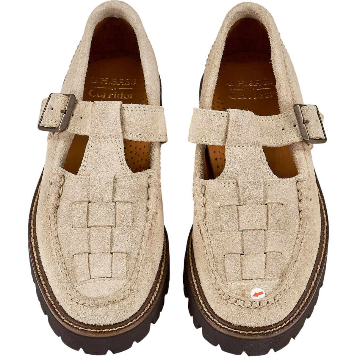 G.H. Bass Beige Fisherman Suede Shoes