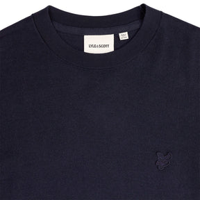Lyle & Scott Navy Cotton Jumper