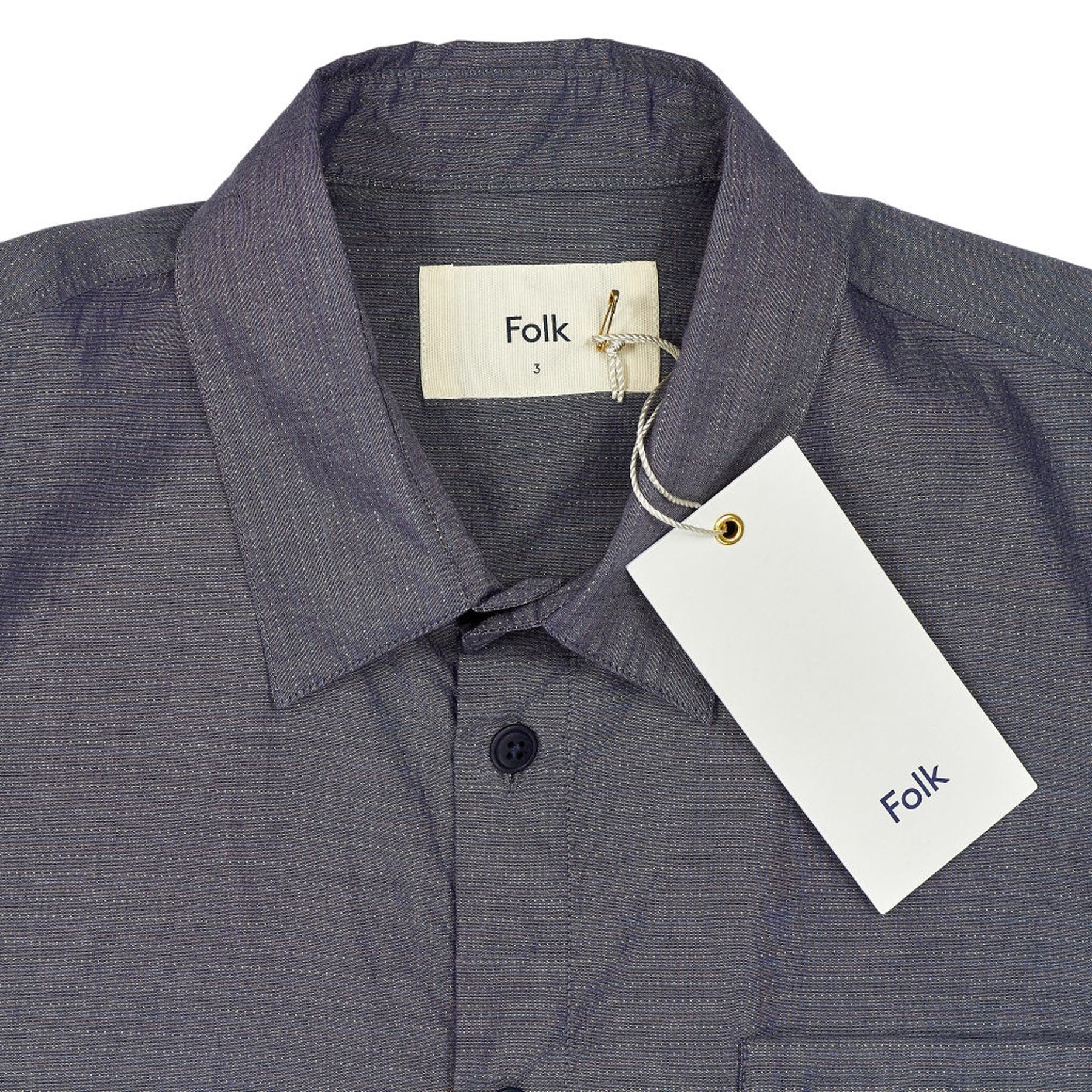 Folk Charcoal Multi Dot Shirt