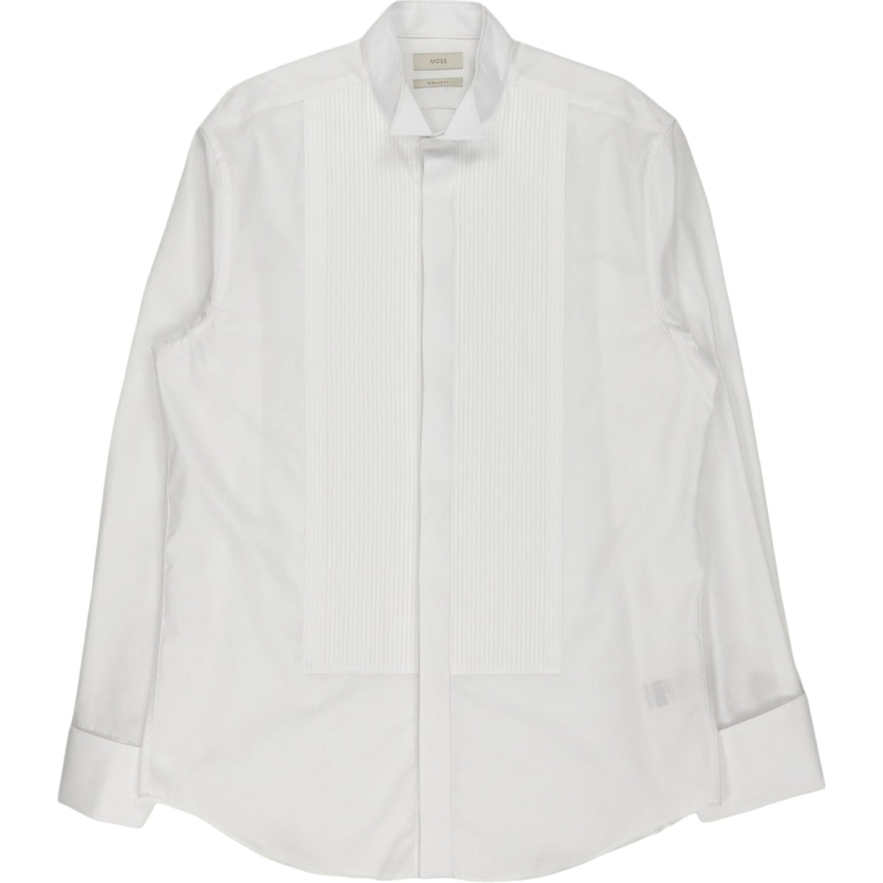 Moss White Regular Fit Shirt