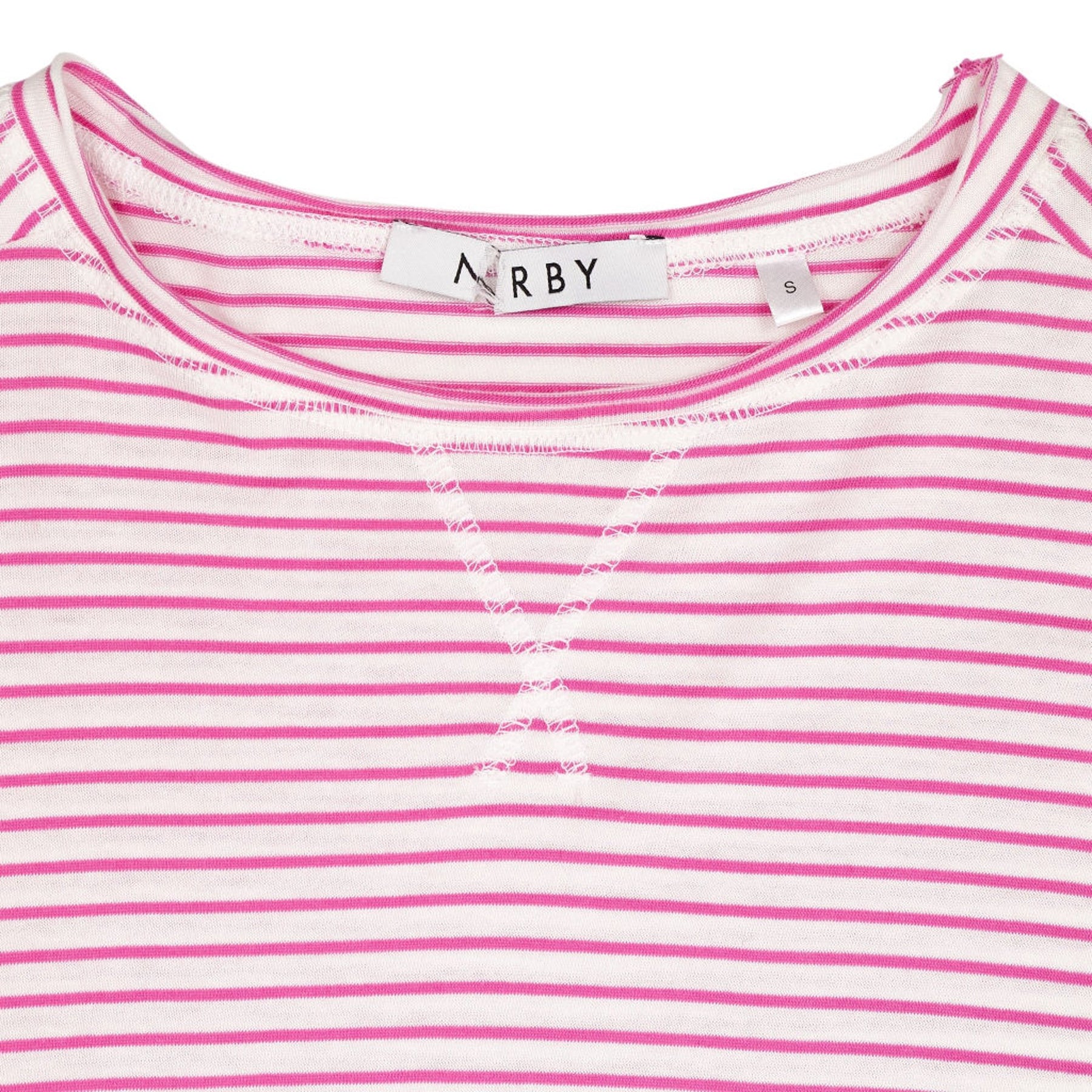 NRBY Pink Striped Long Sleeve Top