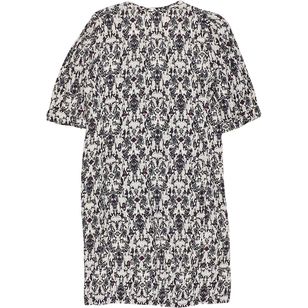 Maje Black White Floral Dress