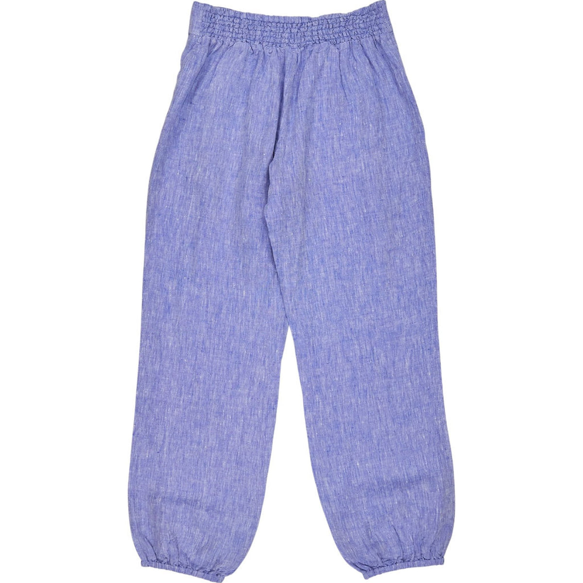NRBY Blue Linen Elasticated Trousers