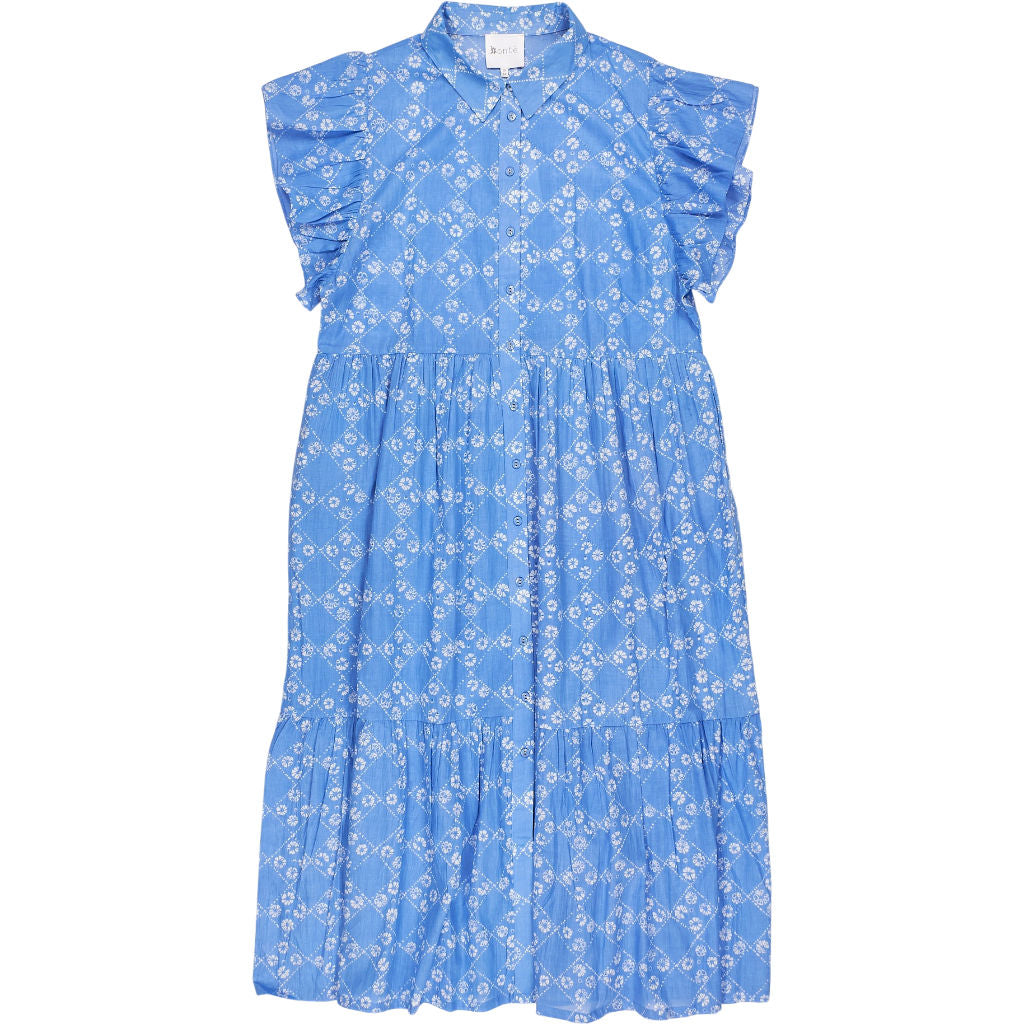 Bonte Blue Cotton Aimee Dress
