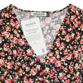 Baukjen Black Rose Floral Holly Dress
