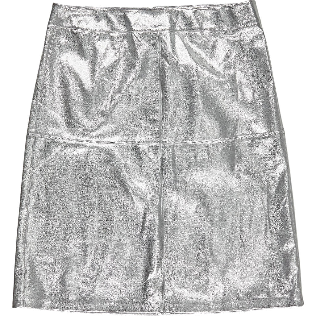 M&S Silver Metallic Skirt