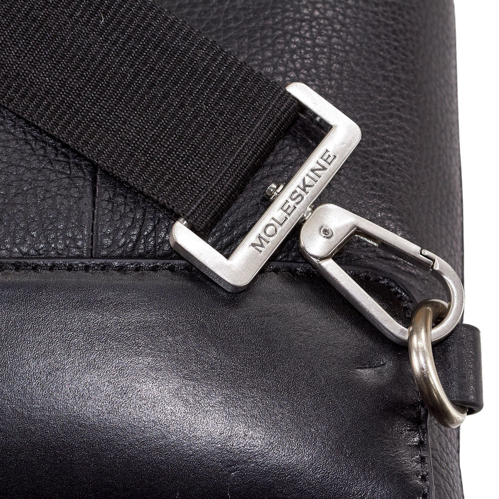 Moleskine Black Leather Backpack