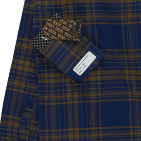 Vans Blue Brown Plaid Loose Fit Jacket