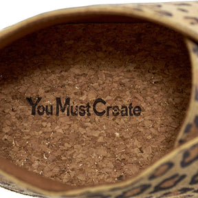 YMC Leopard Print Suede Desert Boots