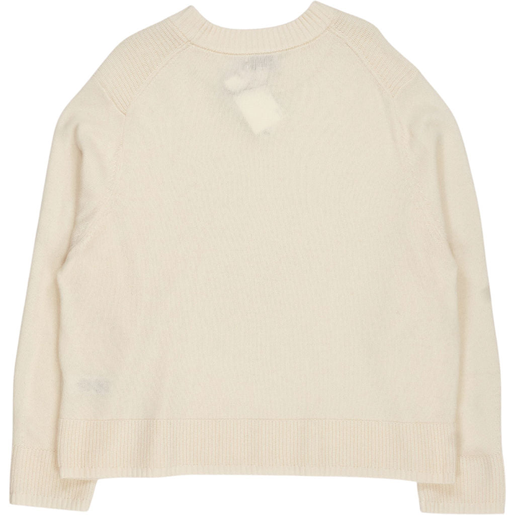 Jaeger Cream Pure Lambswool Jumper