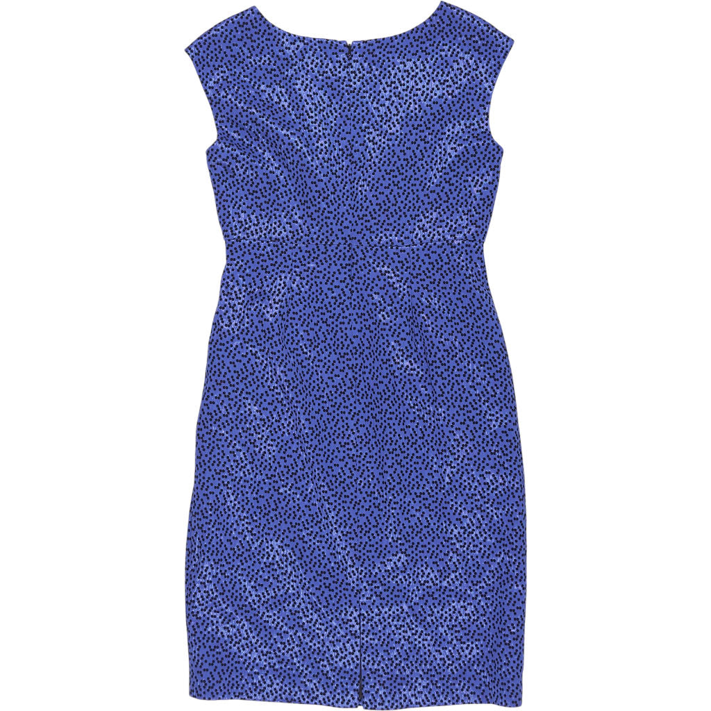 Gina Bacconi Blue Spotted Occasion Dress