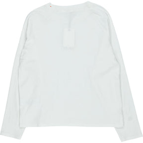 Hush White Matilda Cotton Raglan Top