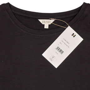 Hush Black Gillian Wide Jersey Top
