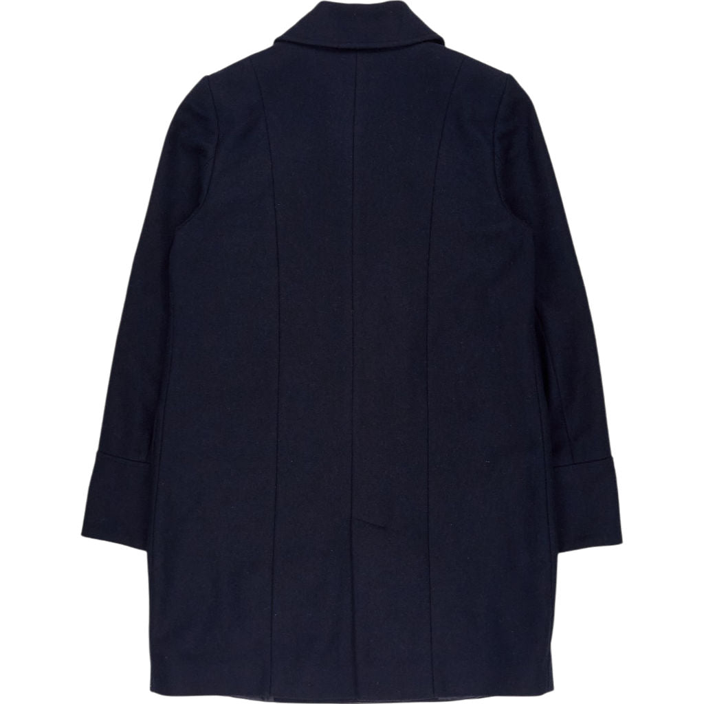 Baukjen Navy Double Breasted Coat